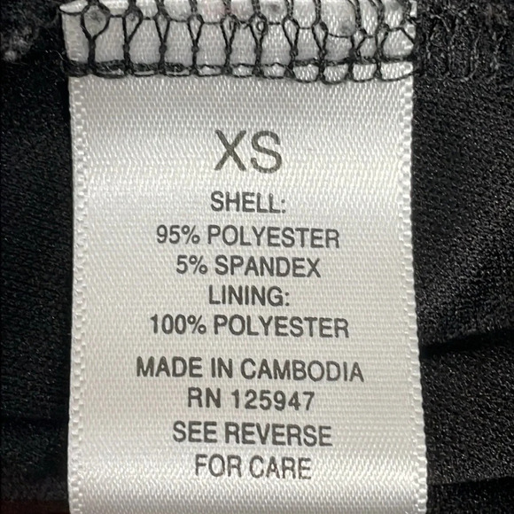 Roz & Ali Leopard Print Blouse 3/4 Rolled Tab Sleeve XS - Picture 13 of 16